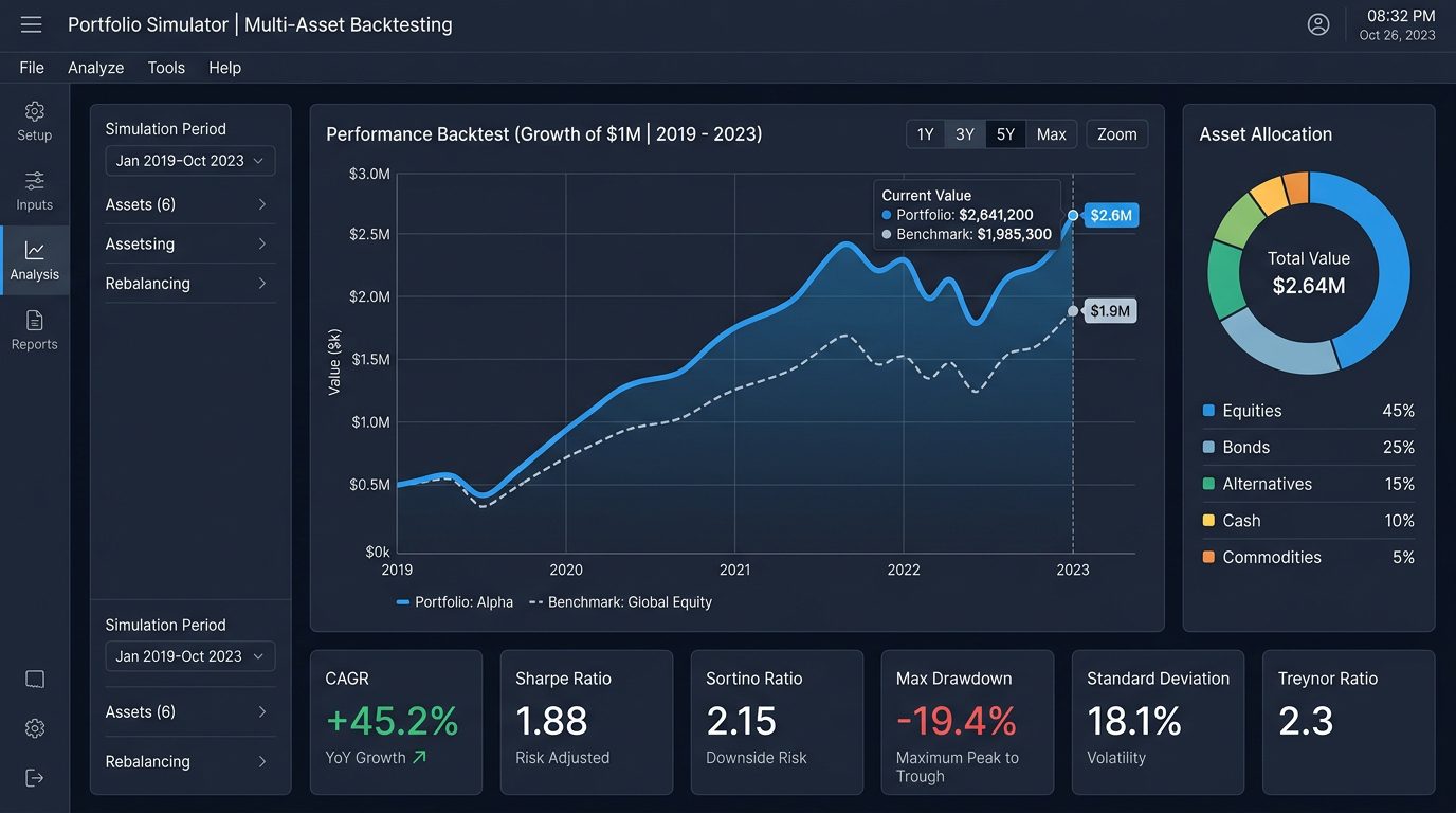 Final Crypto Tool Portfolio Simulator Dashboard